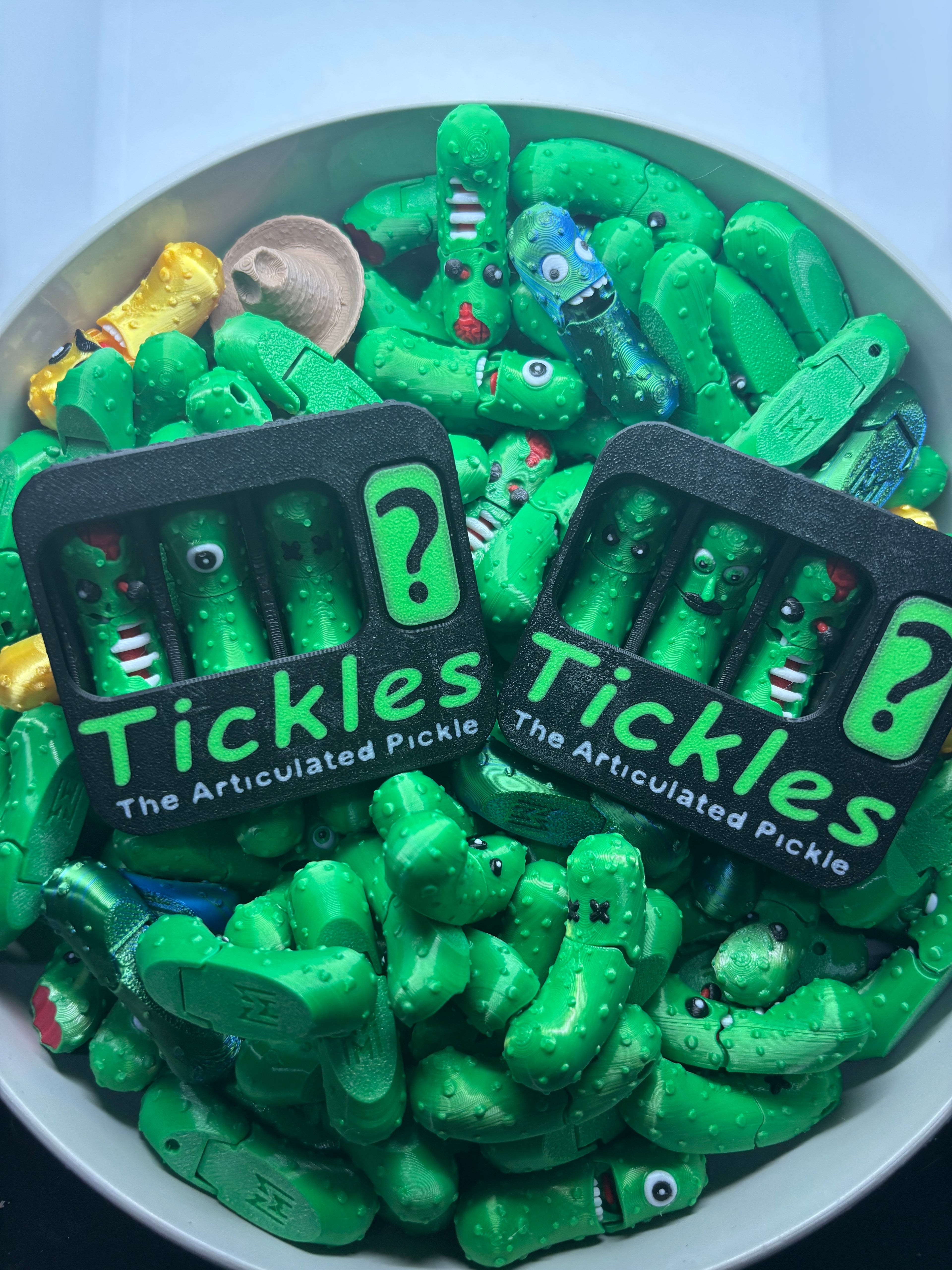 Freche Gürkchen | Sammel Gurken | Tickle Pickles | Fidget Spielzeug