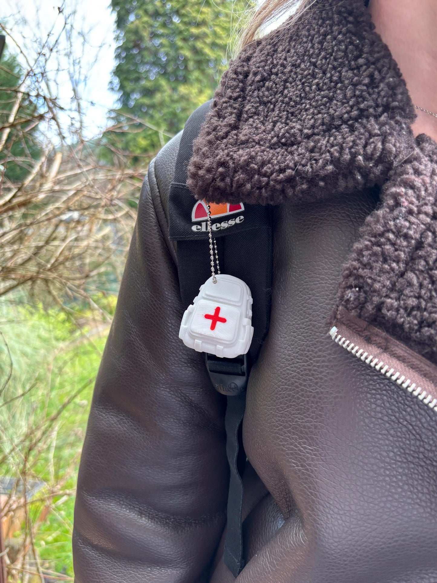 Notfall Anhänger Rucksack | Notfallkontakt Anhänger | Allergie Info Tag